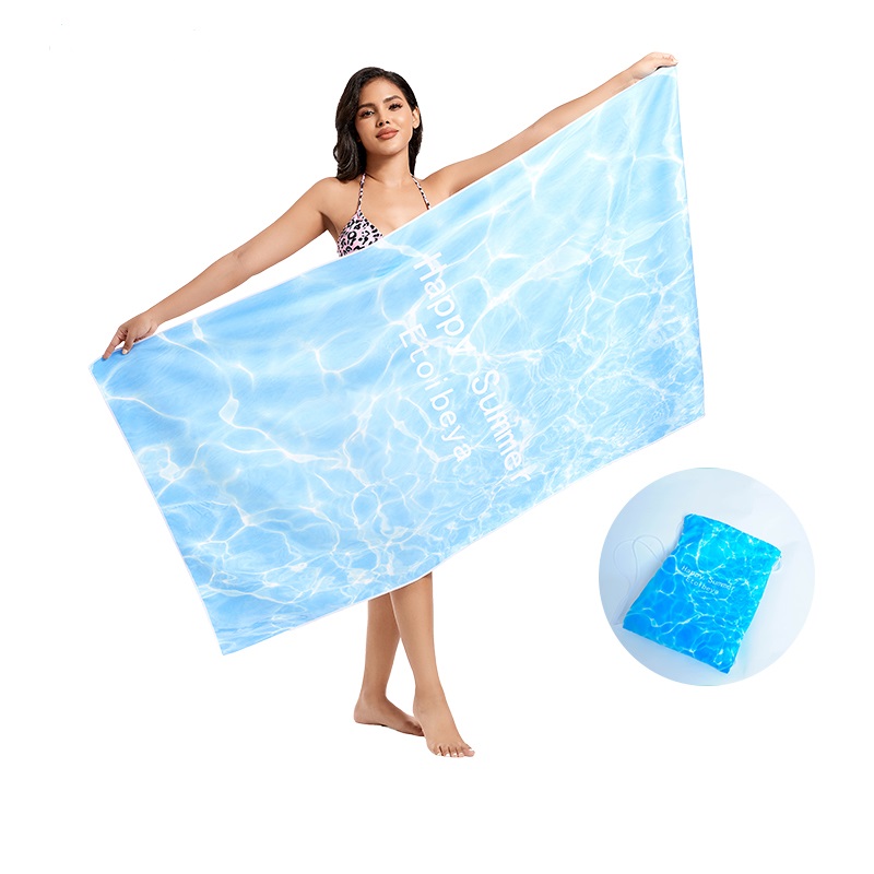 2 In 1 Quick Dry Beach Towels