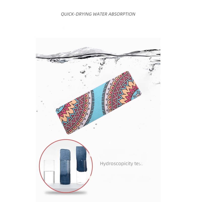 Printed Hot Yoga Towel