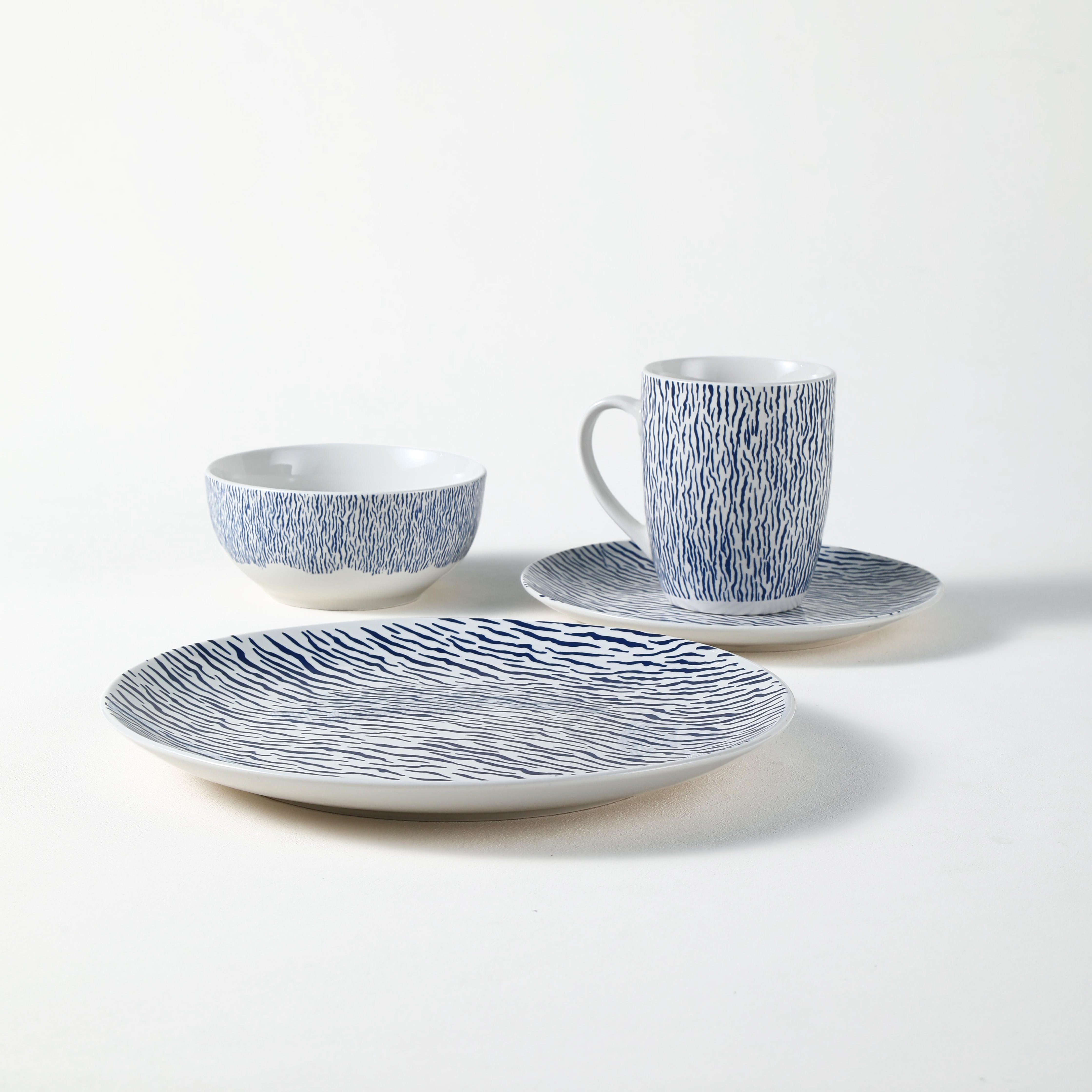 Decal kraf 4 deli set posode za večerjo