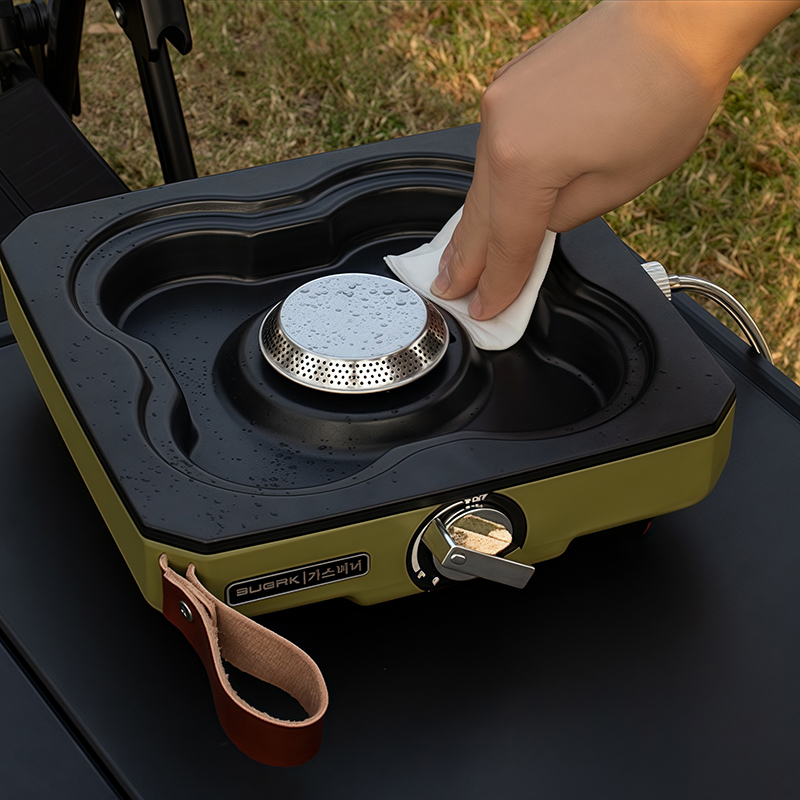 stufa portatile modulare a forma di conchiglia 3200w 21,9x21,1x6,2 cm