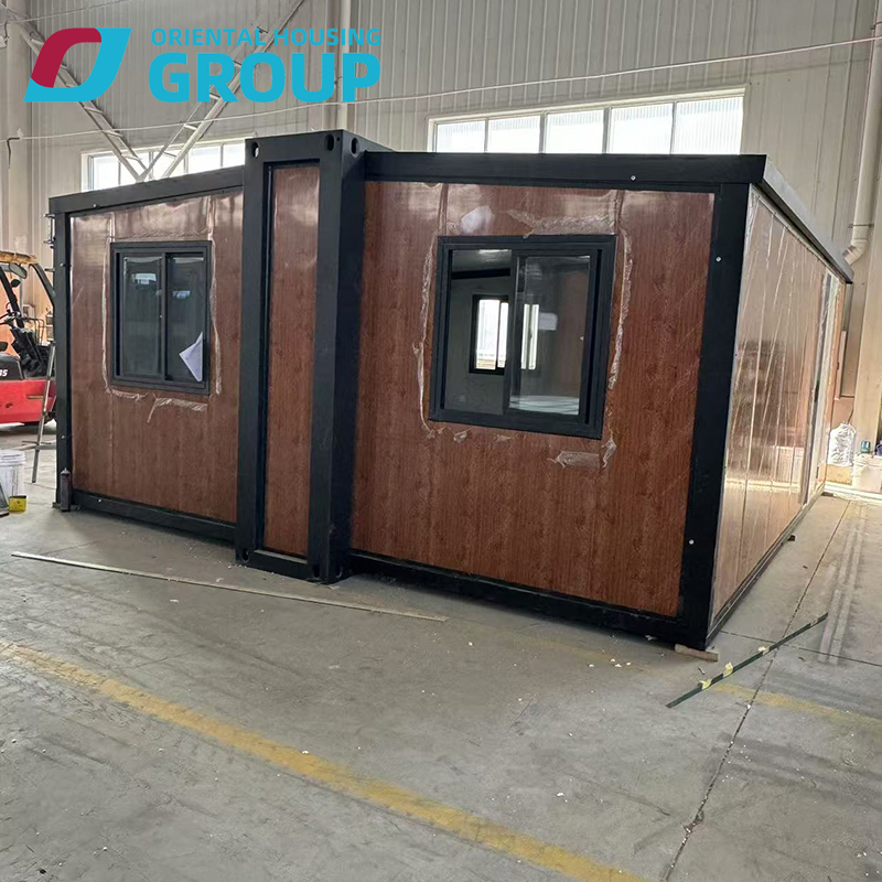 40 fot luksus prefabrikkert containerhus med 4 soverom bad og kjøkken klar til å bo i