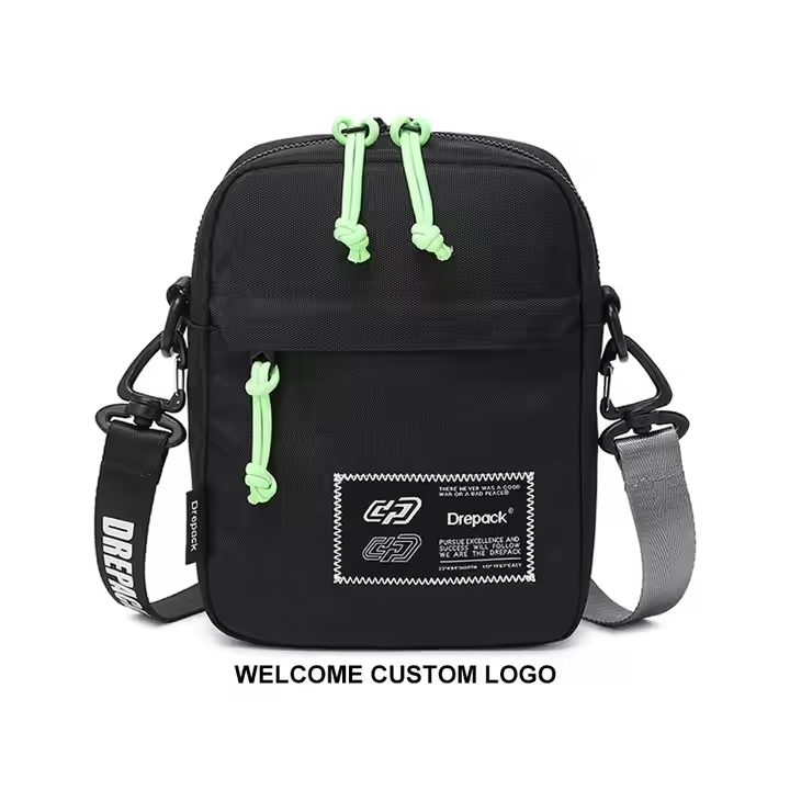 Custom logo polyester fabric 1.5L volume daily use hot design streetwear unisex sling bag