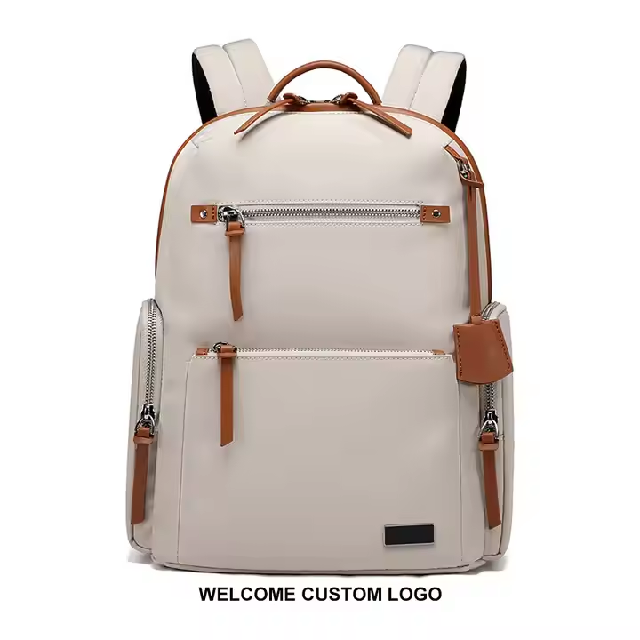 Custom logo Waterproof Polyester 8 Liter Volume Fit 14 Inch Laptop Daily Use Luxury Women's Backpacks