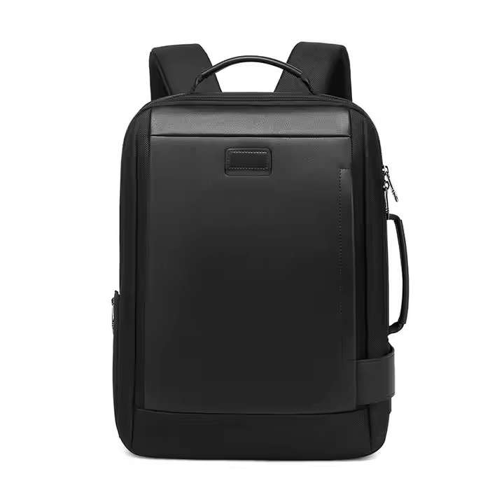 Custom logo Microfiber Leather 20 Liter Volume Fit 16 Inch Laptop Expandable Design Viaje Laptop Mochilas Para Hombre