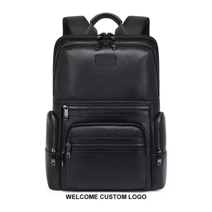 Custom logo Cuero De Vaca 18 Liter Volume Fit 16 Inch Porta Laptop Usb Charging Fabrica Guangzhou Mochilas De Hombre