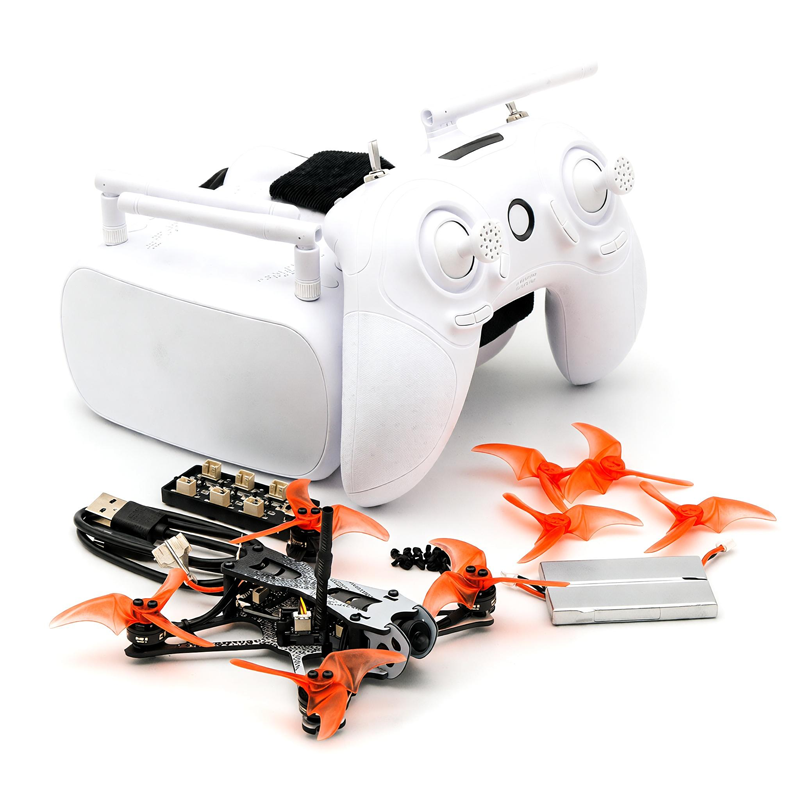 עף-רמקול Emax Tinyhawk II 2 לסטיל חופשי TH1103-7000KV, מוכן לטיסה (BNF/RTF), ערכת ריצה במערכת FPV, דрон בגודל 2.5 אינץ' ובסיס גלגלים של 115 מ