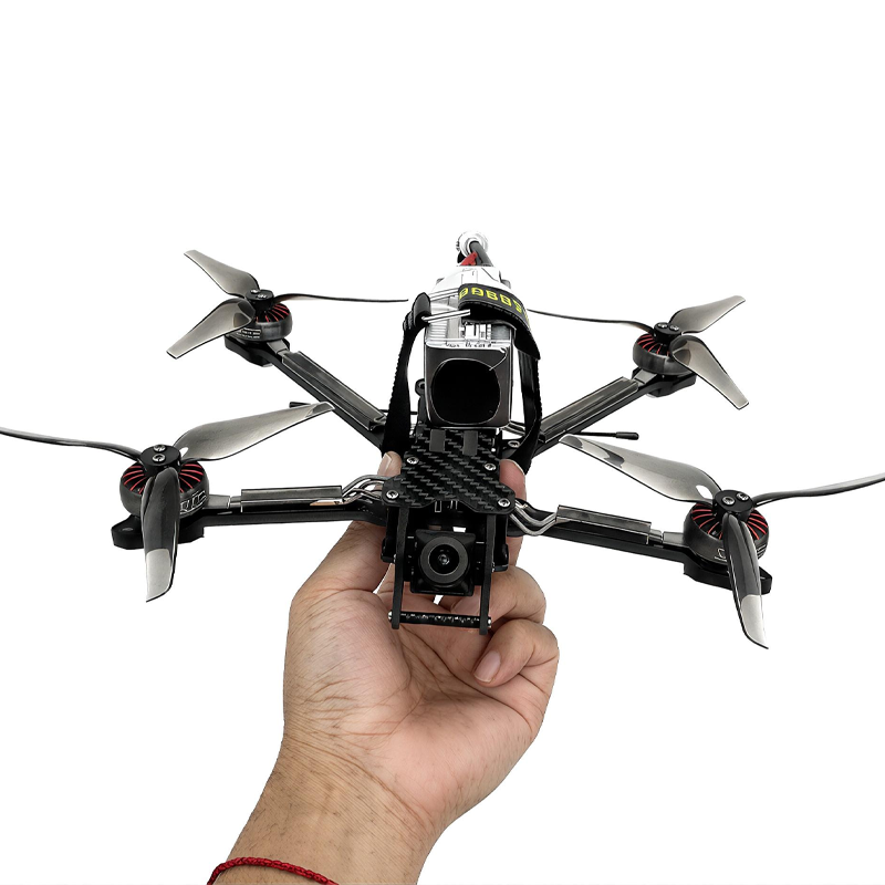 ערכת רחפנים חשמליים (RC) בקוטר 5 אינץ' לעריכה עצמית בסגנון פרימיום – גרסה דיגיטלית, מוכנה לטיסת ניווט (BNF/RTF), ערכת רחפן תחרותי עם צפייה ישירה (FPV), כולל מצלמה ומשקפי FPV