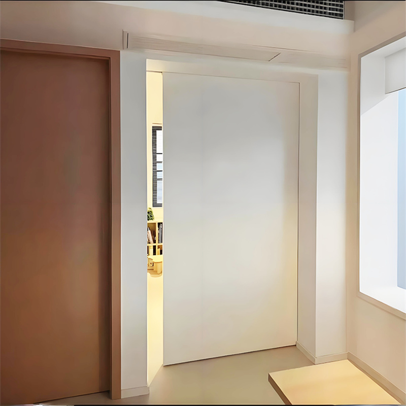 Sistema oculto de puerta corredera automática (puerta oculta) | Puerta fantasma manual