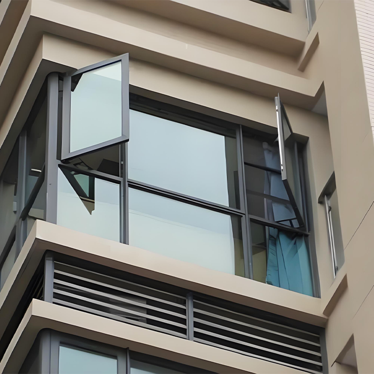 jendela Aluminium Bukaan 90° – Kaca Terisolasi dengan Pemutus Panas ...