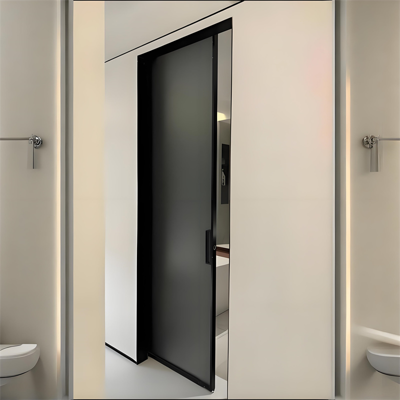 Puerta corredera oculta - Minimalista para dormitorio y estudio