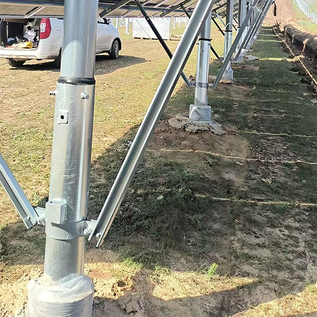 Solmarksystem för markmontage