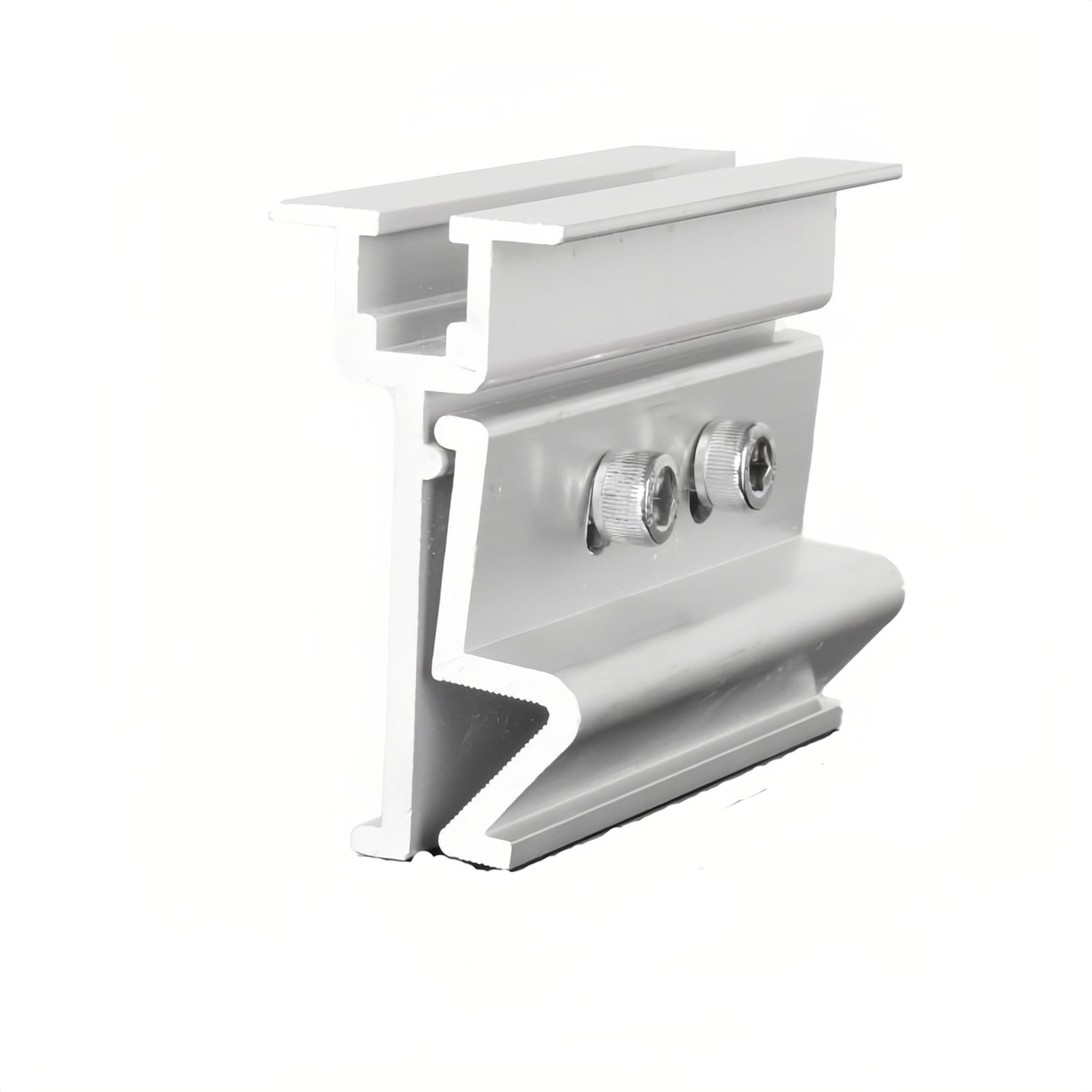 Veelsydige Alominium Staande Seam Soolar Mouklampies vir Dakplekke Karporte Grond Mouwtels PV Ondersteuningsstelsel