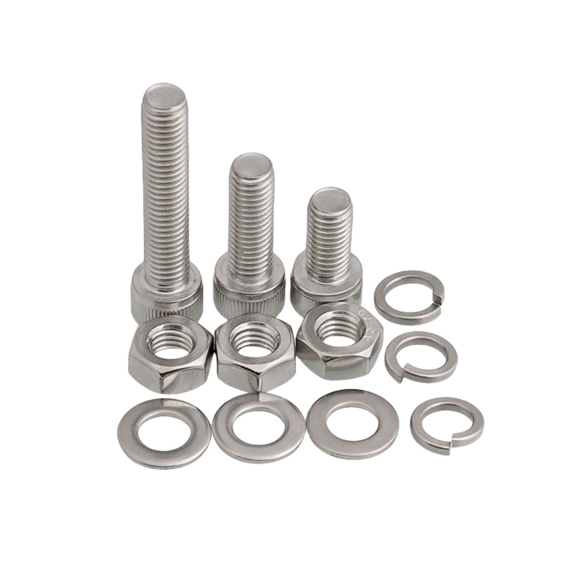 DIN912 Stecknuss-Kopfschrauben M1.4 M6 Edelstahl A2-70 Qualität Sechskant-Typ unverzinkt im Großhandel