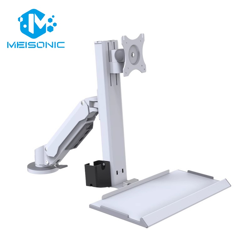 Ერგონომიული მონიტორის მხარების მიდევრები ჯანდაცვის სამუშაო ადგილებისთვის