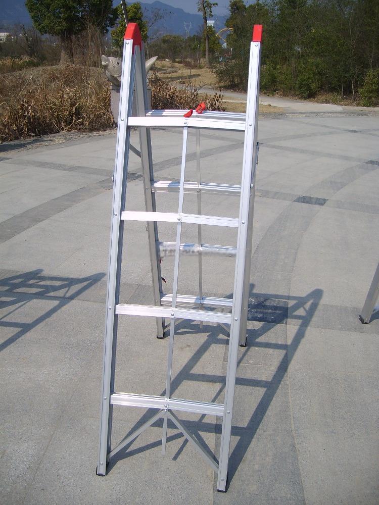5 STEP ALUMINUM FOLDING STICK LADDER