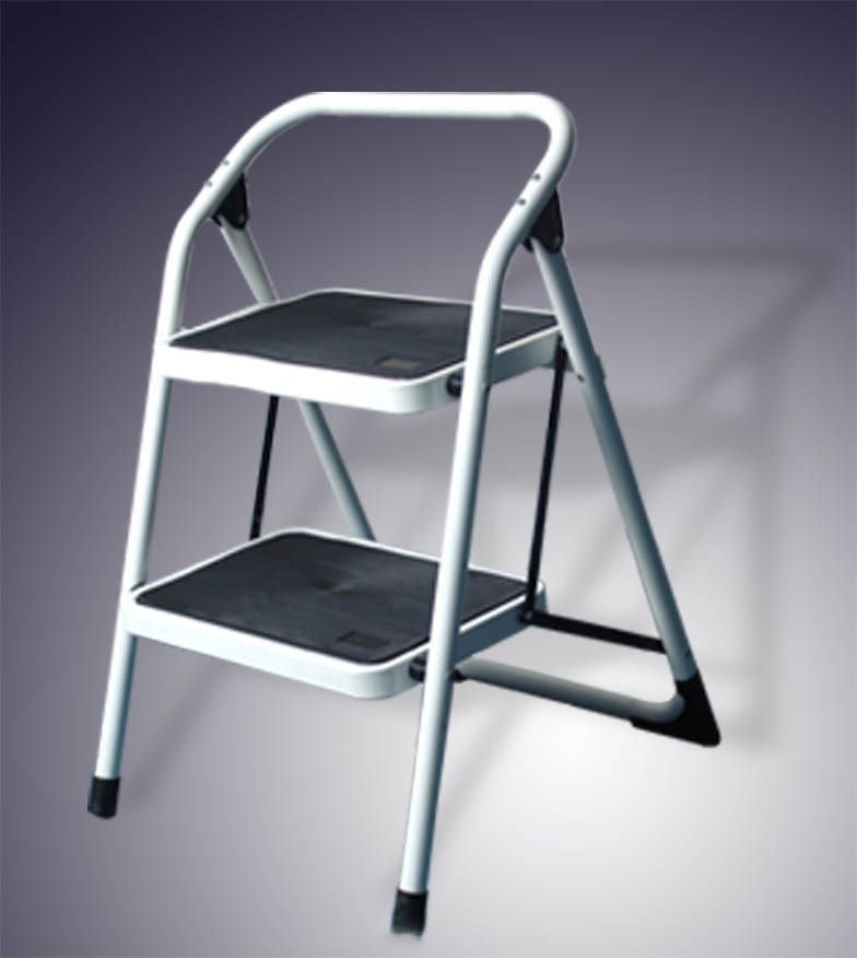 2 step steel ladder with en131 approved wide step ladder steel folding step ladder