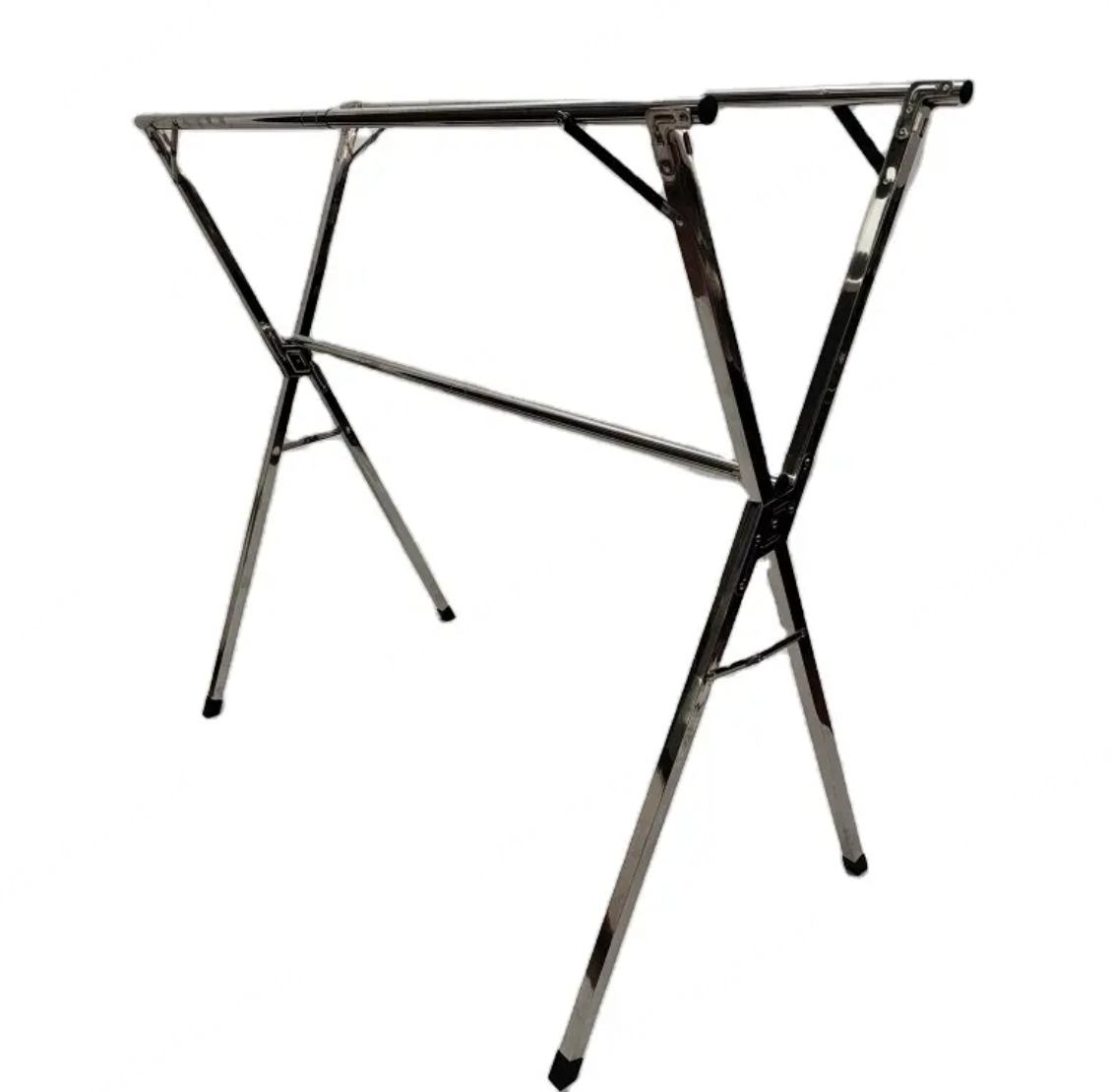 Portable Folding Tripod Clothes Drying Laundry Rack Extendable Balcony Hardware for Convenient Outdoor Drying