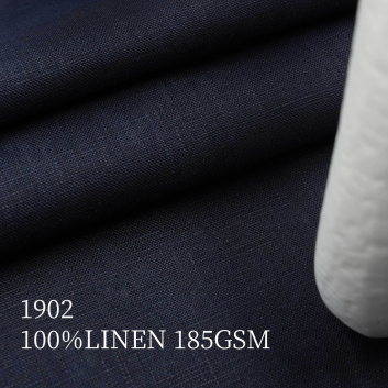 Pure Linen Fabric 1902 100Linen S&S Season 110-220g Twill Wool Suitings Fabric