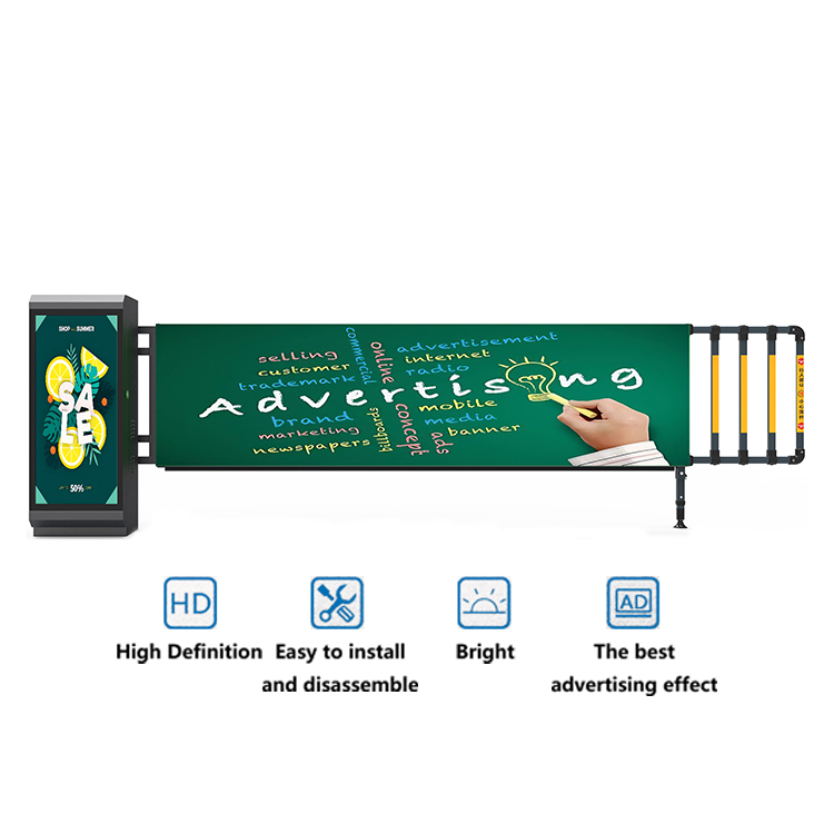 Αυτόματη Πύλη Οδικού Βουμ με Διαφημιστική Πύλη Προσβασιμού Φραγμού