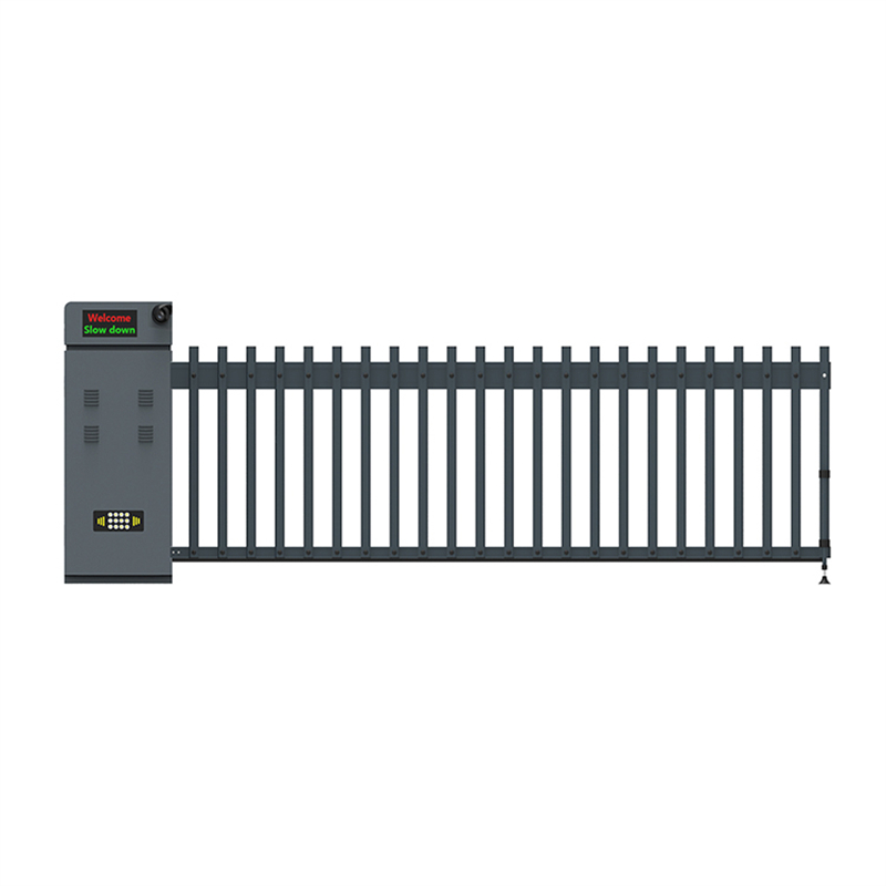 Barrier Gate with Fence ANPR  Parking License Plate Boom Barrier System Long Arm