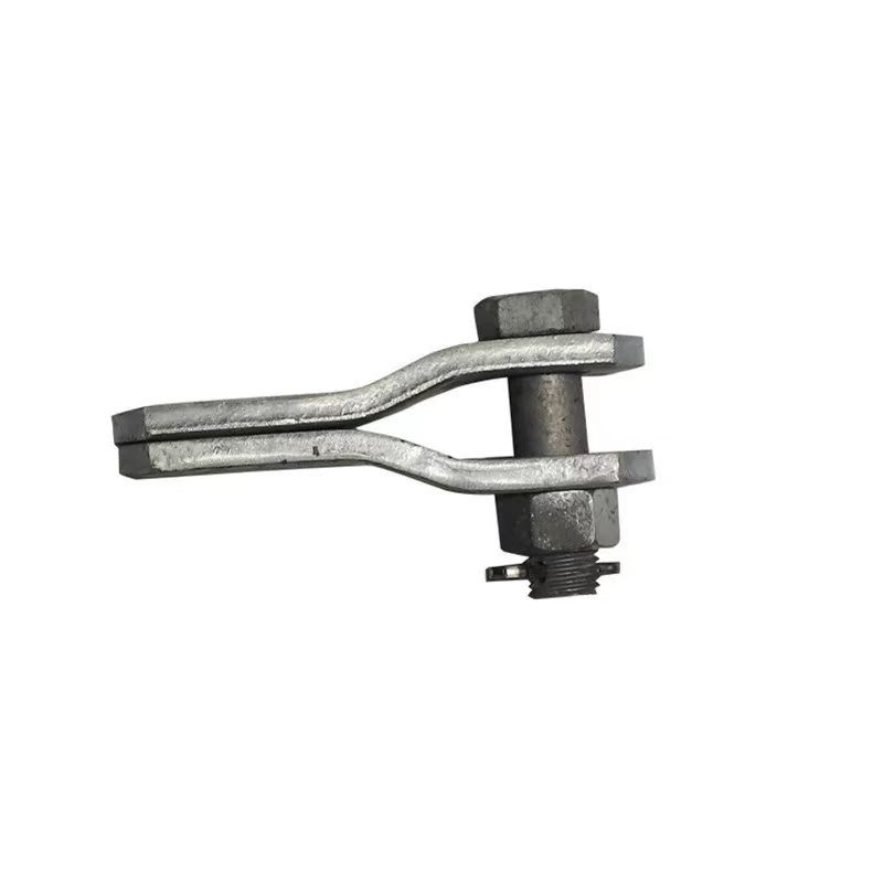 Line Connection Fittings - Parallel Suspension Plate, Wedge Clamp, Ball Head Suspension Ring, Socket Head Suspension Plate, Right Angle Suspension Plate.Tension clamp, strain clamp, dead-end clamp Clevis, tongue, plate.