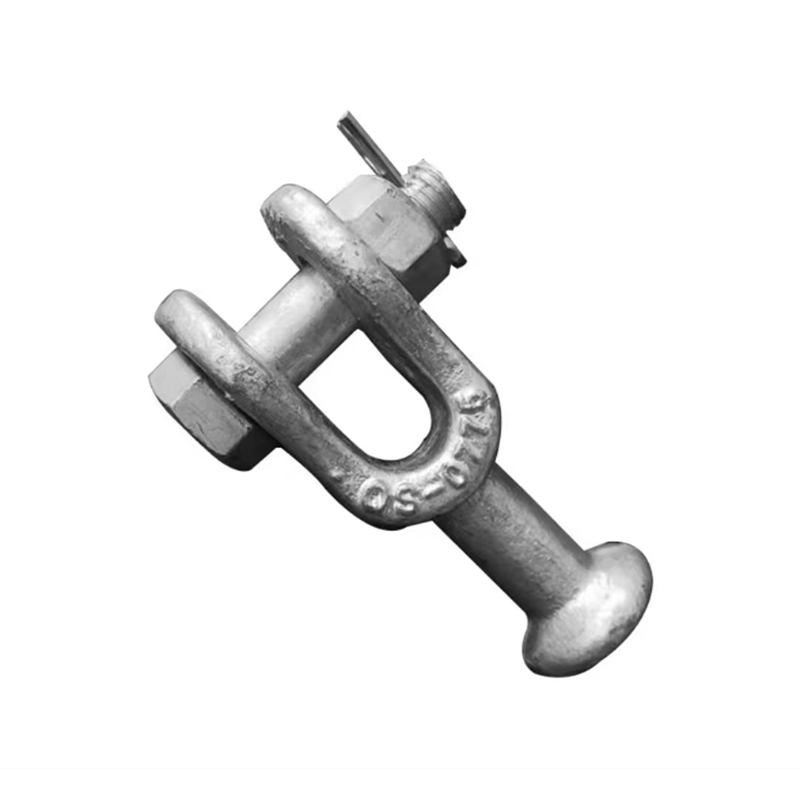 Power Connection Fittings - Ball Head Suspension Ring, Socket Head Suspension Plate, Parallel Suspension Plate for Line Connection, and Electrical Connection Clamp