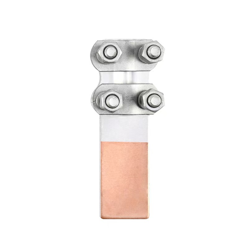 SLGC Type Brazed Composite Copper-Aluminum Equipment Clamp Terminal connector with Composite Copper-Aluminum Transition for Electrical Cables and Transformers
