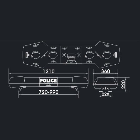 Bütün İdarəetmə Paneli işıq çubuğu sifarişləri üzrə sürətli və etibarlı çatdırılma