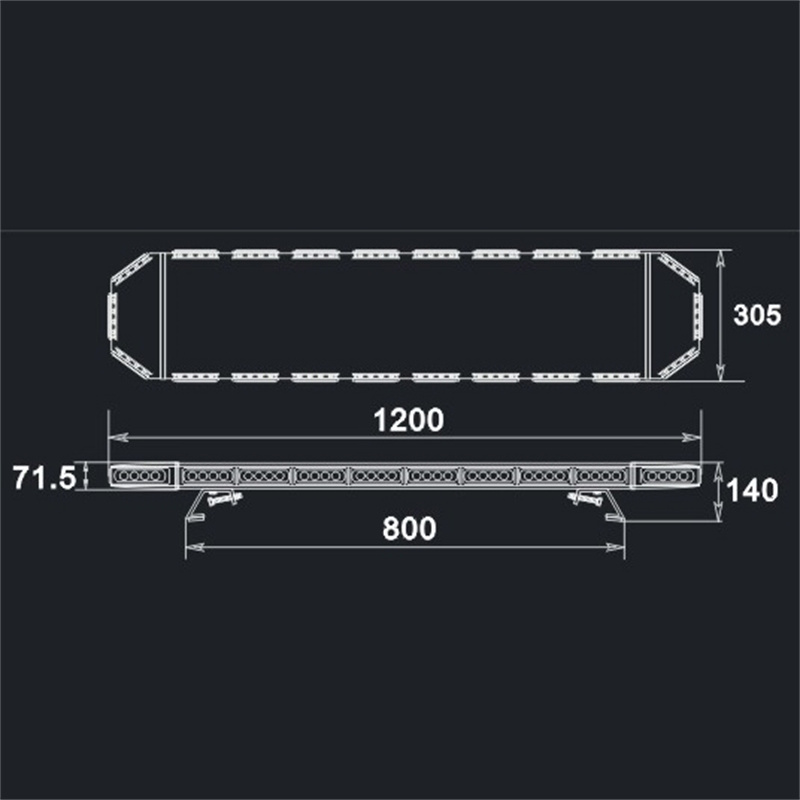 Оптова ціна при оптових закупівлях світлових смуг зі світлодіодними блимаючими маяками за вигідними тарифами