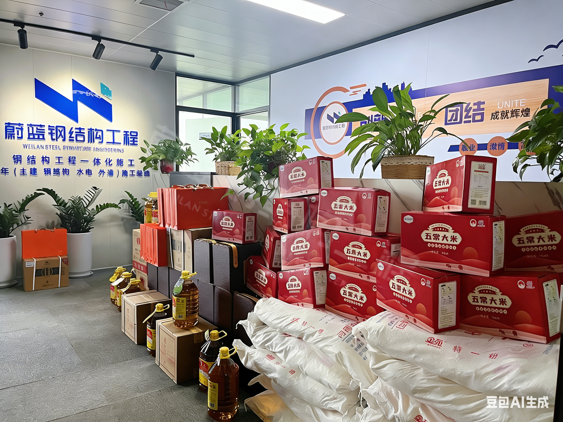 חג הקיץ האמצעי – חלוקת ברכות לעובדים בחברת Zhengzhou Weilan Steel Structure Engineering Co., Ltd.