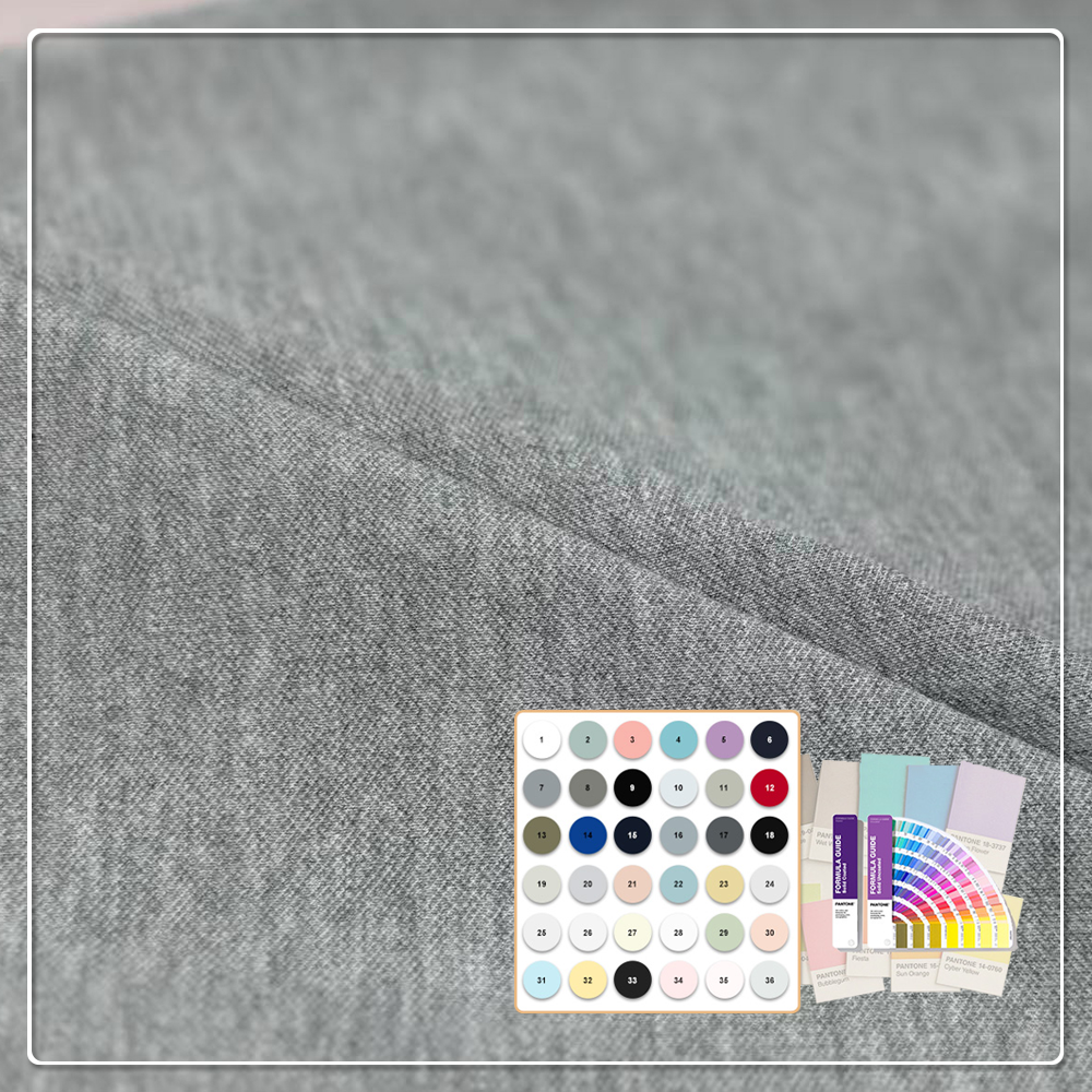 Environmentally friendly and highly anti-pilling 320gsm 62% Bamboo 24% Organic cotton 14% Spandex Pique fabric is suitable for business casual Polo shirts