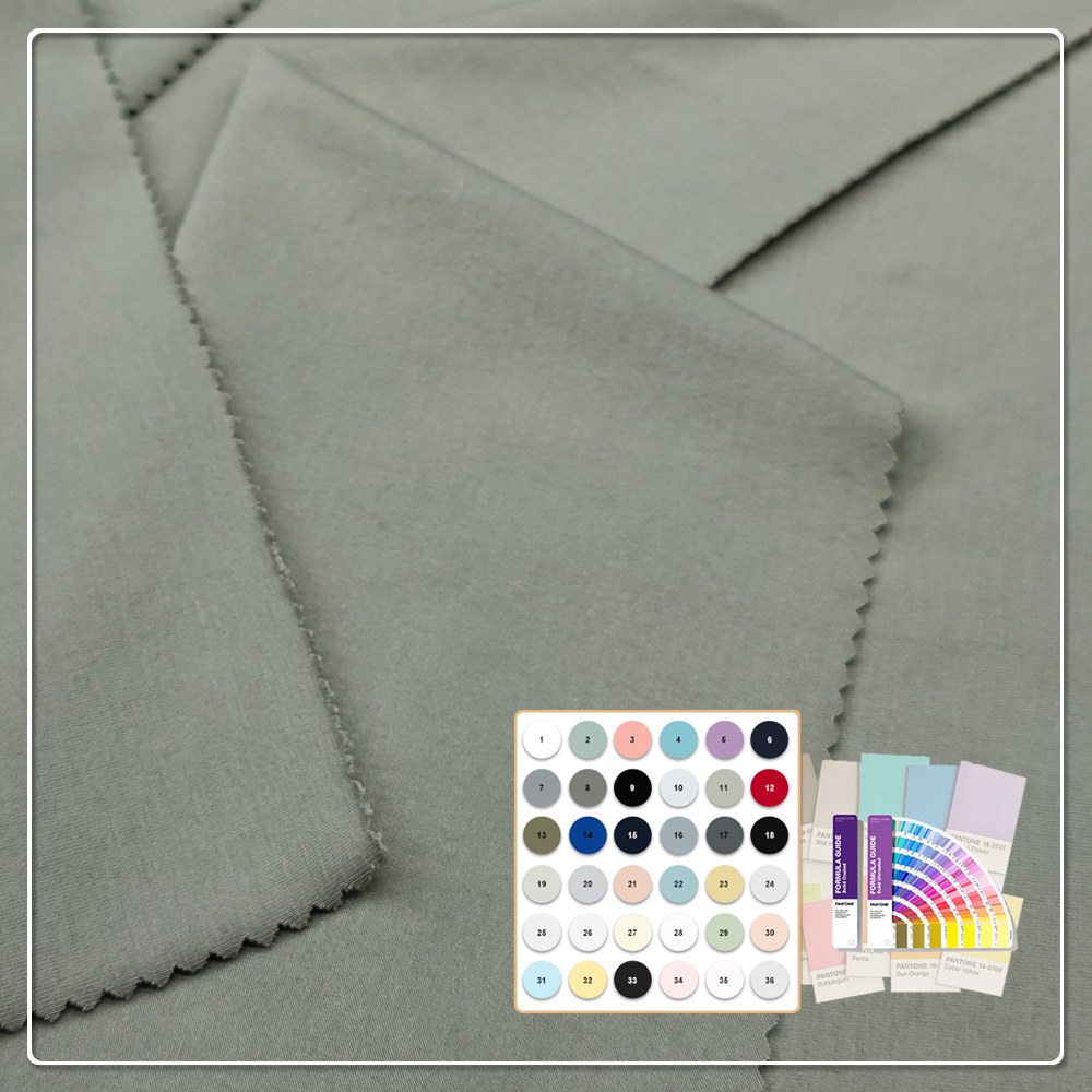 Advanced 290GSM Bamboo Blend Jersey for Equestrian & Yoga Wear