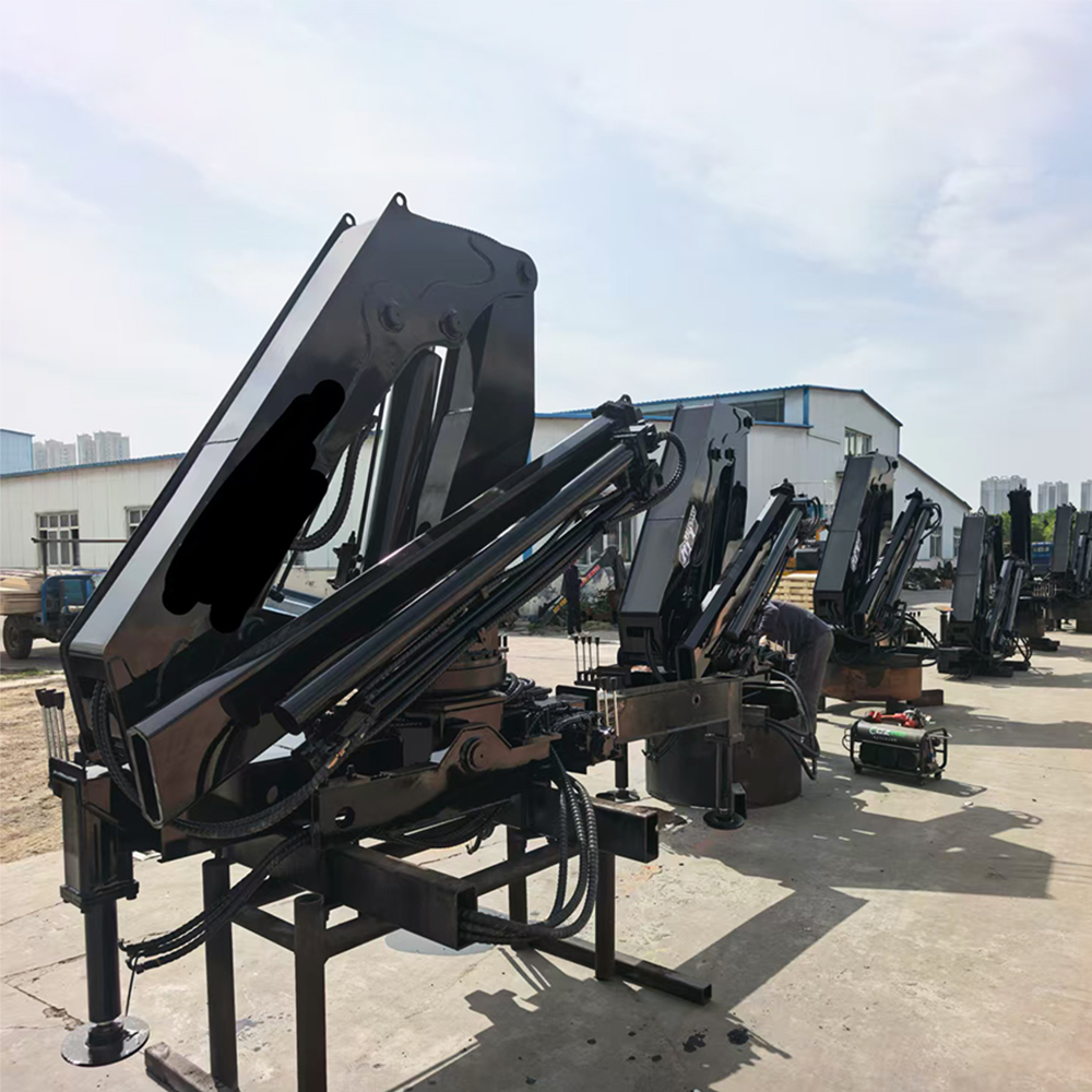 16 Ton Foldbar Arm Truckmonteret Knuckle Boom Kran