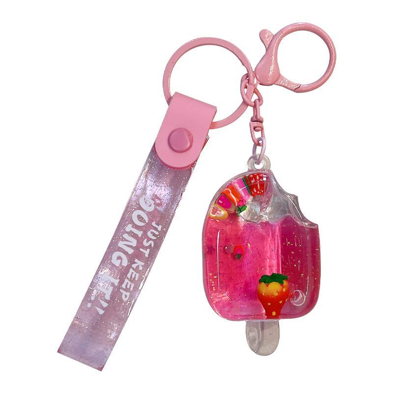 Kreatívny letohradský olejovo naplnený ovocný zmrzlínkový kľúčový reťazok