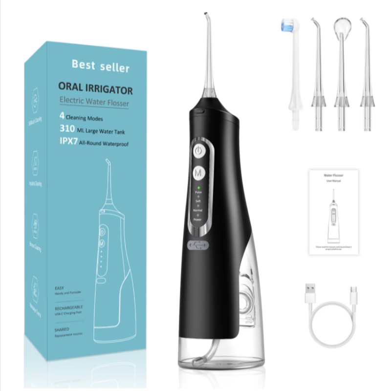 Dropshipping Oral Irrigator Bill Cheap Wholeseil IPX7 Foirgnimh leictreach glantúcháin fiacla Tigh Taisteal Dental Floss Water Flosser