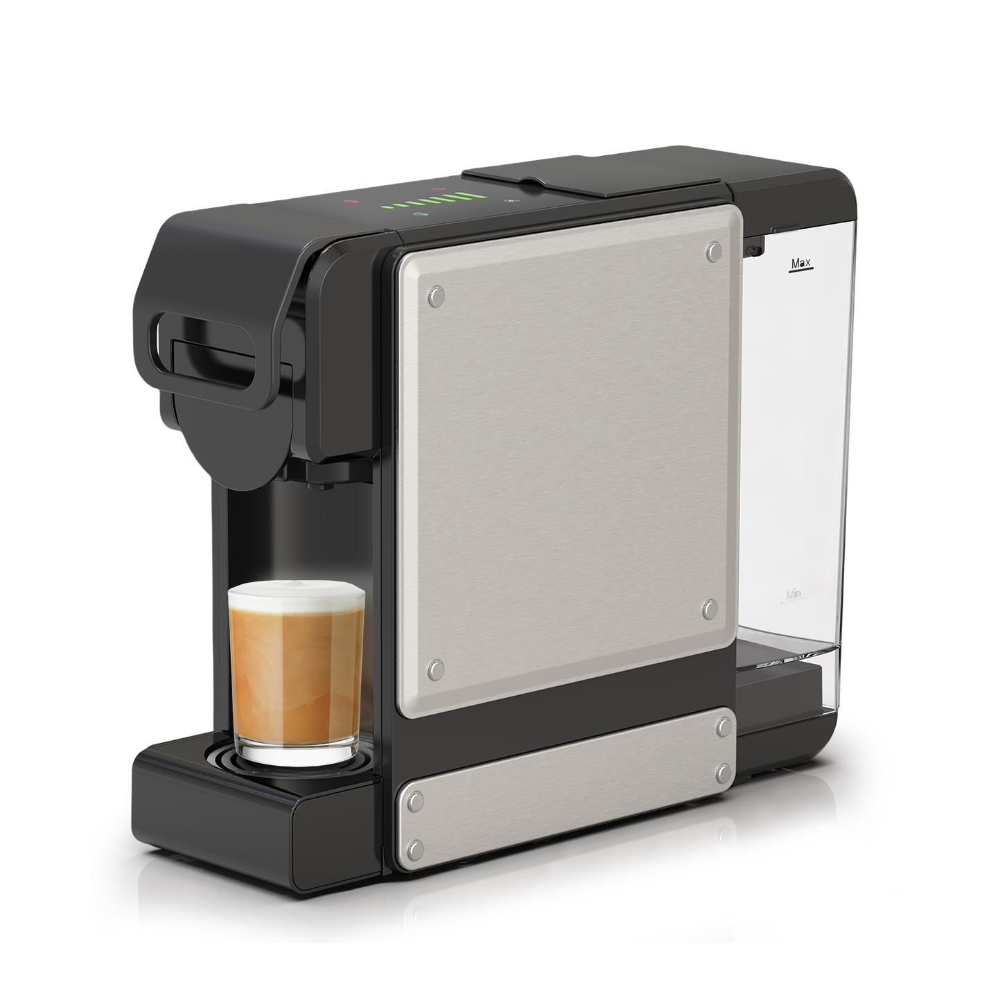 מכונת אספרסו מקצועית רב-תכליתית לבית חצי אוטומטית, מכונת קפה רב-קפסולות