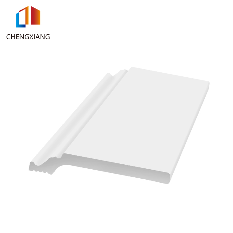 Easy Fit PS Skirting Board Covers For Home Renovation, 120mm*20mm