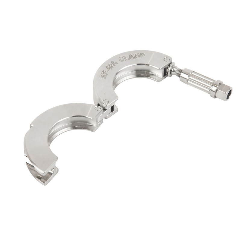 Vysokotlaká svorka SS304 NW16-NW50 vysokej kvality KF/NW zamykateľná svorka z nehrdznuteľnej ocele KF16/KF50 potrubná armatúra na vákuum