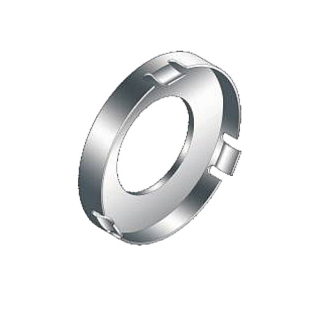 VCR Iżbaljar Imġieb b’Dharf, Il-Qaws tas-Seal tal-Full Steel, Washier Fasten SS316L QCR-Metal Face Fitting 1/8