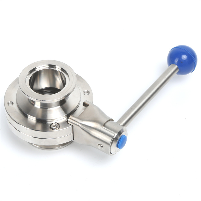 SS304 SS316L Butterfly Valve tal-Vakwum Steel Stainless FKM Sale KF25/KF40/KF50 B'Flanġa Manwal Attawr Elettriku NW25/40