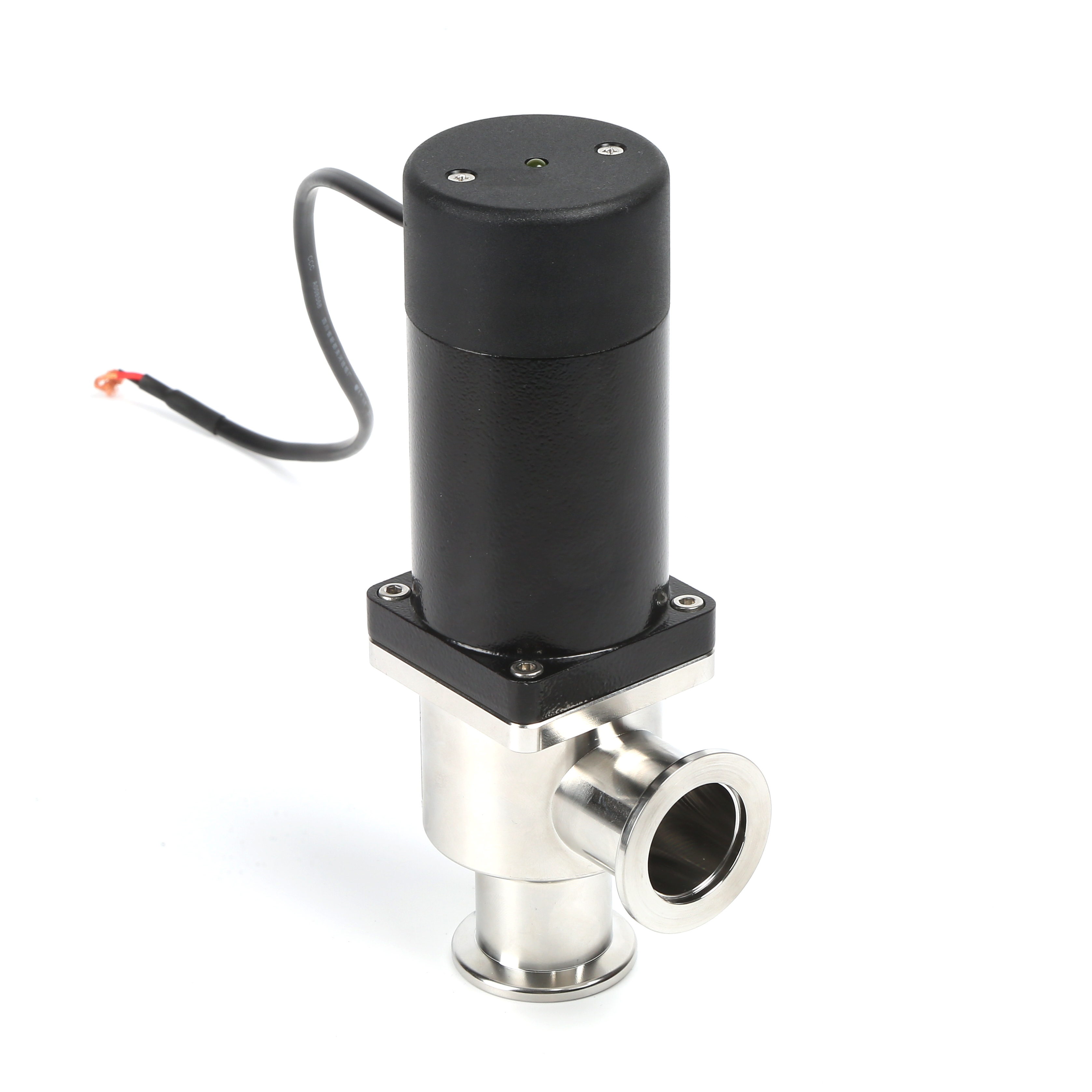 Valvvi Elettromagnetiku tal-Angolu NW16-50 Boddje tal-Aċċajn Lul Vakwum KF16/25/40/50 Innest 90 Grad Tip L Elettriku Gass