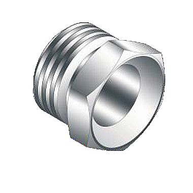 Bulloni tal-Mutter Mâles tal-Full Steel QCR-Metal Face Fitting 1/8