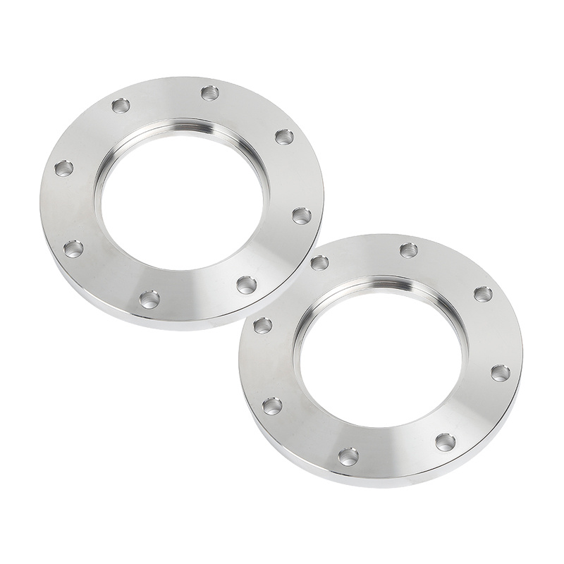 ISO-F Bolted Bored Flange ISO63-ISO500 Stainless Steel Vacuum Blank Flange SS304 SS316L CNC Vacuum Fittings għall-Semiconductor