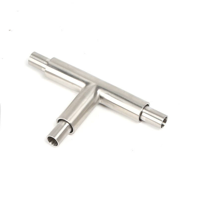 Koaxiálna trubková tvarovka T, ultra vysoká čistota, SS316L, koaxiálna tvarovka z nerezovej ocele, BA/EP, vysokej kvality, koaxiálna trubica s ultra vysokou čistotou (UHP)