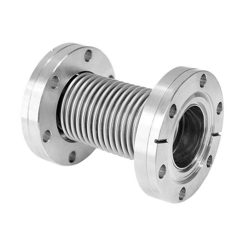 FVG01 CF Bellow SUS304 SUS316L Steel Ajjatiż Inox Mforgat CF16/CF35/CF63 Tubu Fleksibbli b'Bellows Għodda ta' Vakwuwm Għoli Flanġa Fissa u Dwarribbli