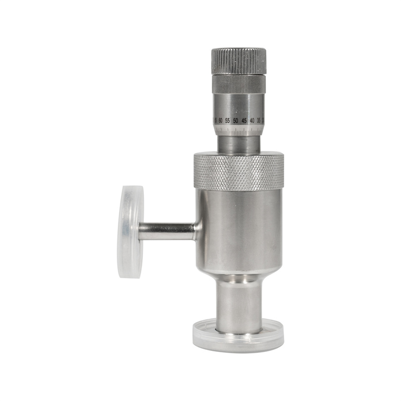 ট্রিমিং ভাল্ভ KF16 স্টেইনলেস স্টিল SS304/SS316L ফ্লোরিন রাবার NW16 শ্যাফ্ট সিল বাটারফ্লাই কাঠামো