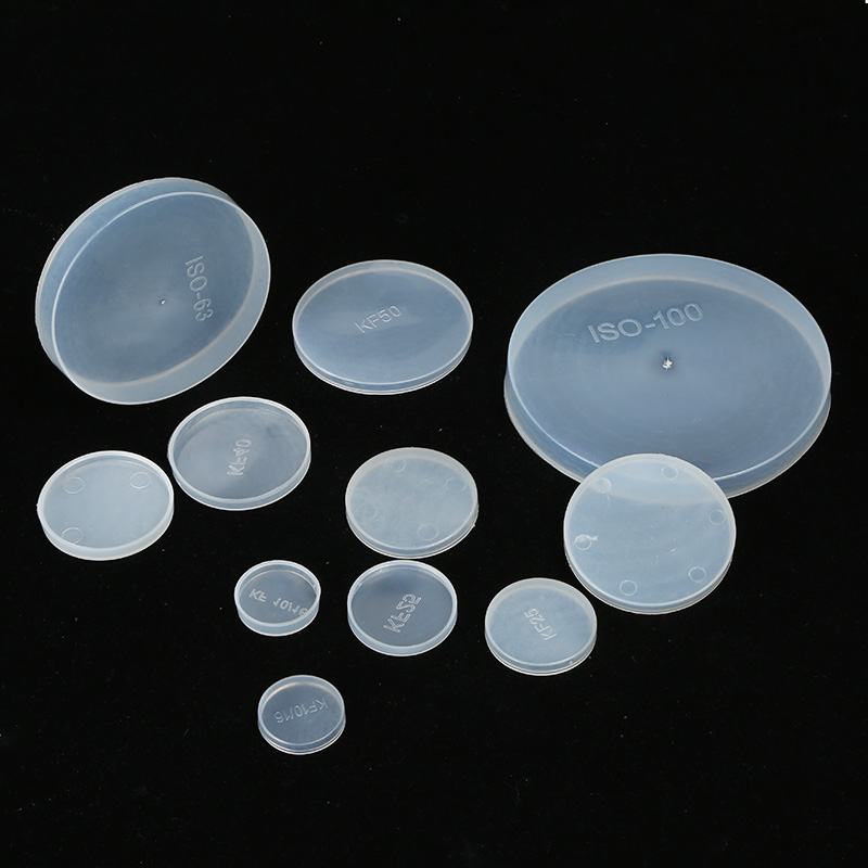 CPV01 Kap tal-Flanja CF Kap Aħdar tal-Plastik PE Kap Anti-Pulver għall-Vakwum Għoli CF16-CF300 Kwalità Għolja Użat biex Ipproteġi ż-Żona tal-Flanja CF Fit