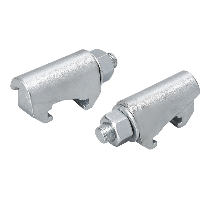 ISO 크롬 아연 도금 더블 클로 클램프 M10 고품질 진공 피팅 반도체용 아연 도금 클램프