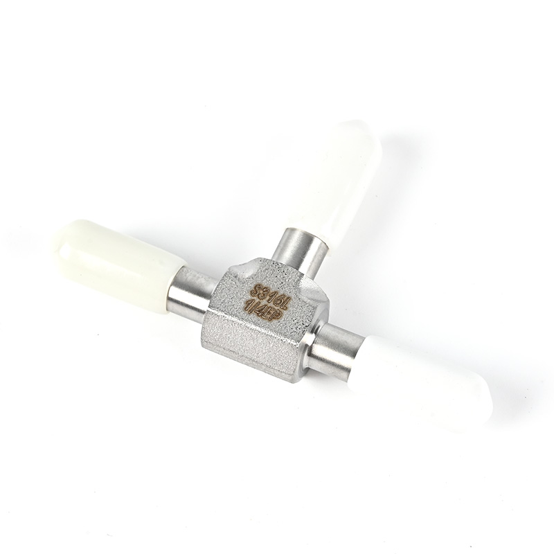 Högkvalitativt rör med ultrahög renhet, SS316L, långt balkstycke, långa svetsbeslag, UHP, automatisk orbitalsvetsat, rostfritt stål, svetsat balkstycke