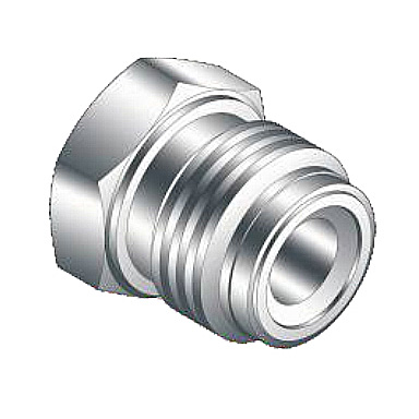 Tapp tal-Kenniena tal-Full Steel SS316L QCR-Metal Face Fitting 1/8